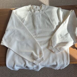 Madewell Women's Cream Turtleneck Sweater - Size Medium